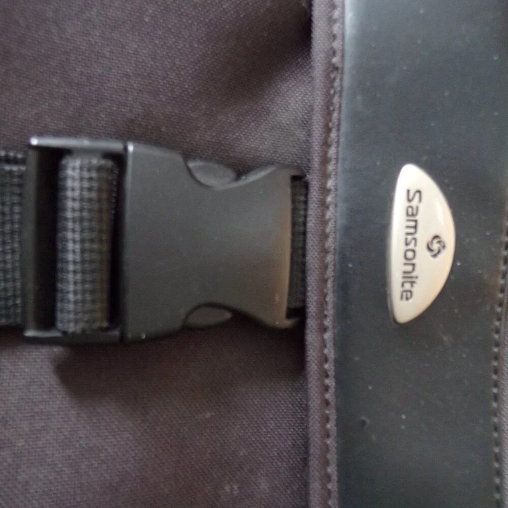 Samsonite crossbody laptop bag black Travel Work Bag